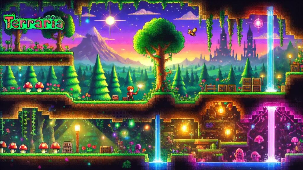 is terraria split screen